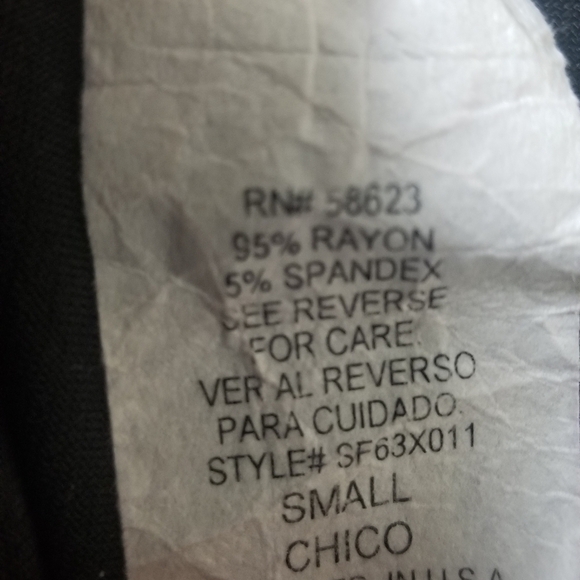 Black Mini Fringe Dress. Go-Go Girl Dance Style. Pit to Hemline 24". Size S. - Picture 8 of 8